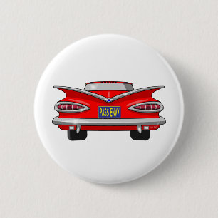 Badge Rond 5 Cm Envie 1959 de passage d'impala de Chevrolet Chevy