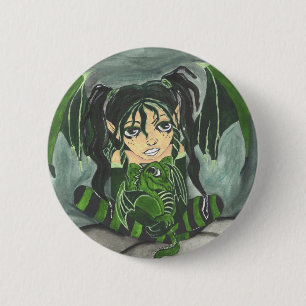 Badge Rond 5 Cm envie verte