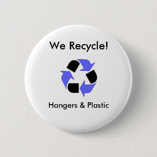 Badge Rond 5 Cm enviroment_logo, nous réutilisons ! , Coup… -