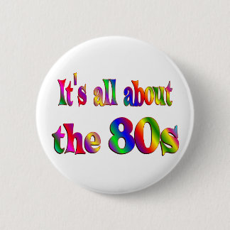 Badge Rond 5 Cm Environ les années 80