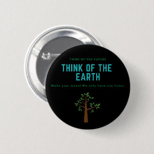 Badge Rond 5 Cm environmental recycle ecology