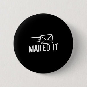 Badge Rond 5 Cm Envoyez-Nous Un Cadeau Postman Pour Les Employés D