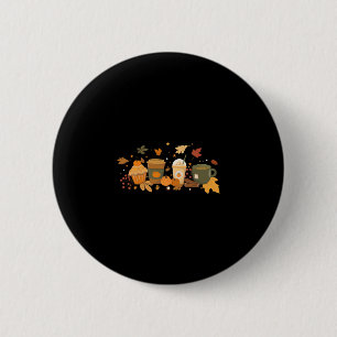 Badge Rond 5 Cm Épice de café latte citrouille Café Amour Saison A