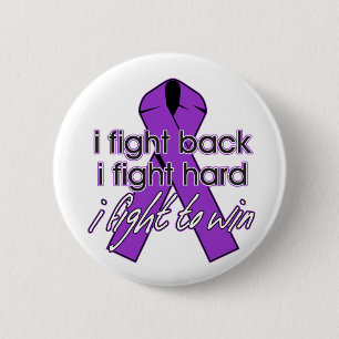 Badge Rond 5 Cm Epilepsie Je me bats