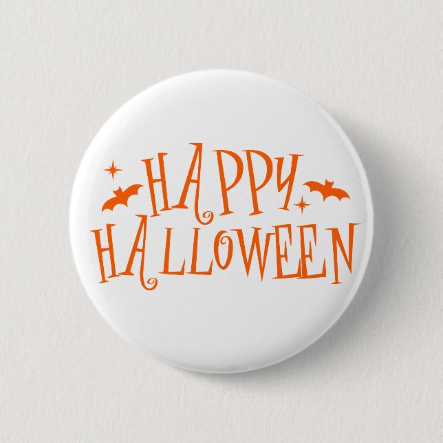 Badge Rond 5 Cm Épingle à bouton Halloween (Devant)