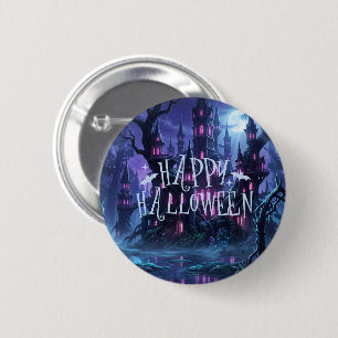 Badge Rond 5 Cm Épingle à bouton Halloween