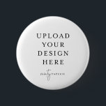 Badge Rond 5 Cm Épingle à boutons 2-1/4"<br><div class="desc">Customisez la conception de votre broche à bouton dans Templett. Une fois la modification terminée,  téléchargez votre fichier dans un format JPG (n'oubliez pas d'activer l'option de fond perdu). Téléchargez votre design ici en cliquant sur le bouton bleu "Personnaliser".</div>
