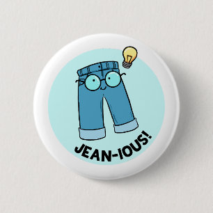 Badge Rond 5 Cm Épingle à boutons Jean-ious Denim Pants