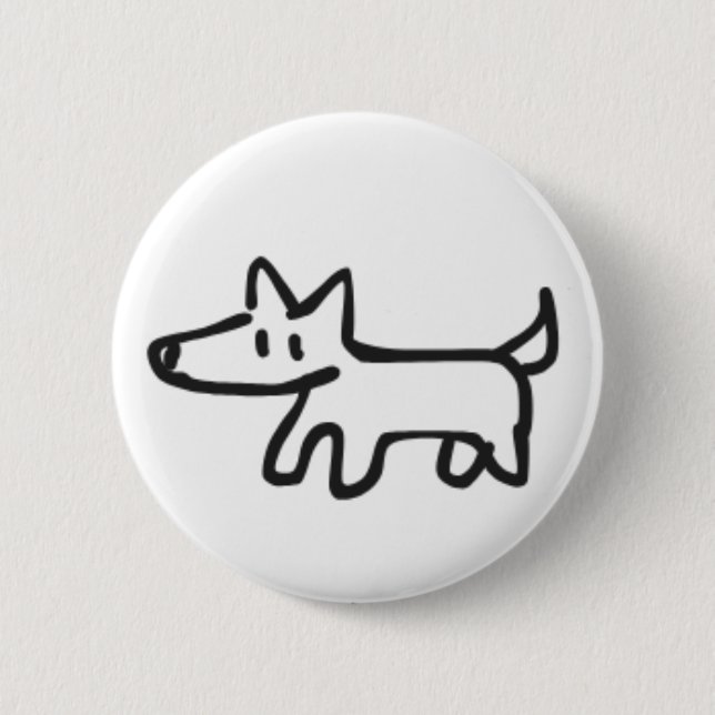 Badge Rond 5 Cm épingle à chien (Devant)
