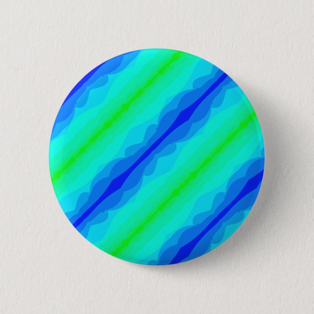 Badge Rond 5 Cm Épingle bleu/vert (Devant)
