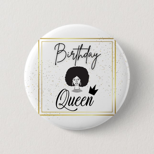 Badge Rond 5 Cm Épingle d'anniversaire (Devant)