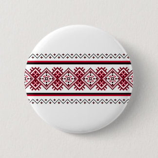 Badge Rond 5 Cm Épingle de broderie ukrainienne Vyshyvanka