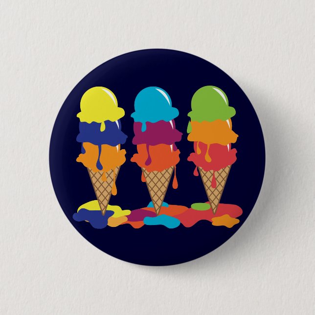 Badge Rond 5 Cm Épingle de glace (Devant)