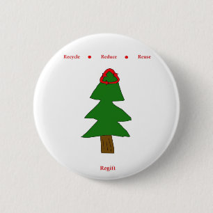 Badge Rond 5 Cm Épingle de l'arbre de régression