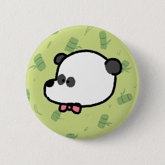 Badge Rond 5 Cm Épingle de Panda (Devant)