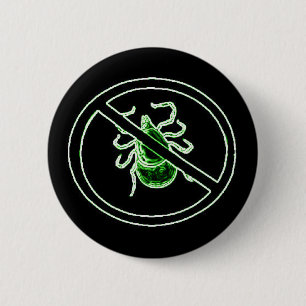 Badge Rond 5 Cm Épingle de sensibilisation à la maladie de Lyme an