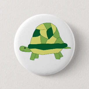 Badge Rond 5 Cm Épingle de tortue