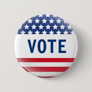 Badge Rond 5 Cm Épingle d'indicateur de vote