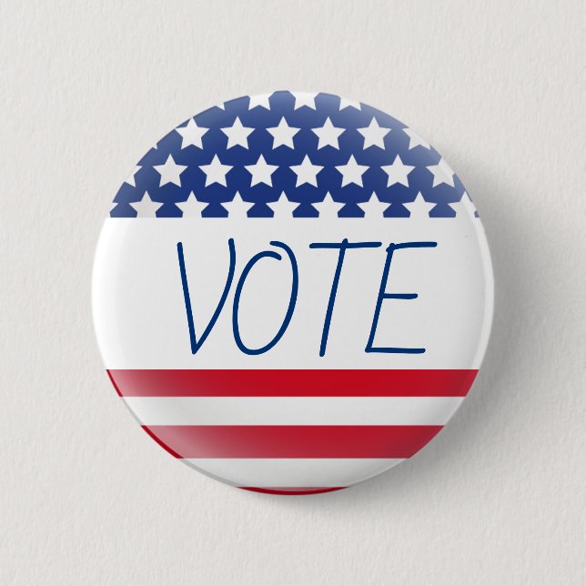 Badge Rond 5 Cm Épingle d'indicateur de vote (Devant)