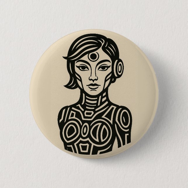Badge Rond 5 Cm Épingle Future Sigils (Devant)