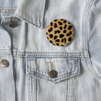 BADGE ROND 5 CM ÉPINGLE IMPRIMÉ GUÉPARD