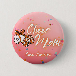 Badge Rond 5 Cm Épingle Maman Cheer