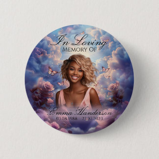 Badge Rond 5 Cm Épingle Mémorielle de l'Escalier Éternel