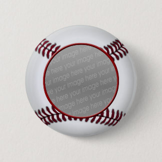 Badge Rond 5 Cm épingle photo de balle de baseball