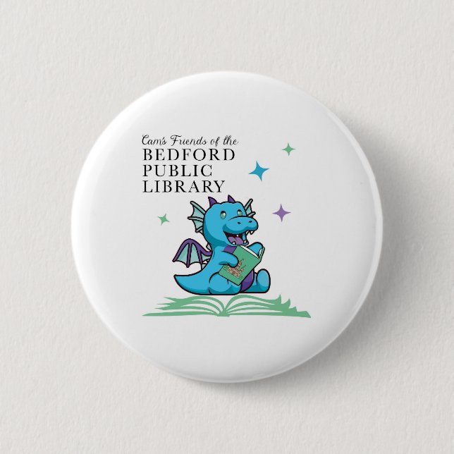 Badge Rond 5 Cm Épingle représentant le dragon Cam (Devant)
