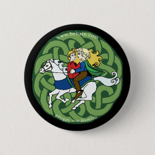 Badge Rond 5 Cm Épingles et boutons celtiques, Ossienne et Niev De
