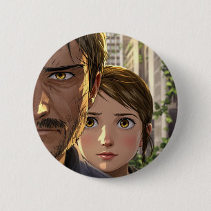 Badge Rond 5 Cm Épinglette artistique Pin-Back de héros de survie