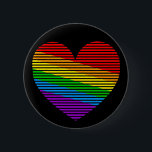 Badge Rond 5 Cm Épinglette Cœur à rayures arc-en-ciel Corey Tiger<br><div class="desc">Un seul de nombreux modèles disponibles sur un large éventail de produits de qualité.  

 
 
Rechercher des articles par couleur 

 
 
Autres conceptions de Corey Tiger</div>