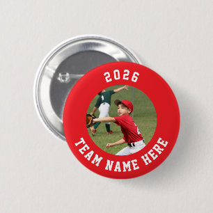 Badge Rond 5 Cm Épinglette de sport avec photo personnalisée