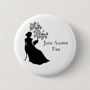 Badge Rond 5 Cm épinglette Jane Austen Fan