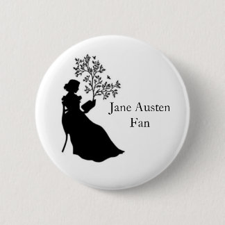 Badge Rond 5 Cm épinglette Jane Austen Fan