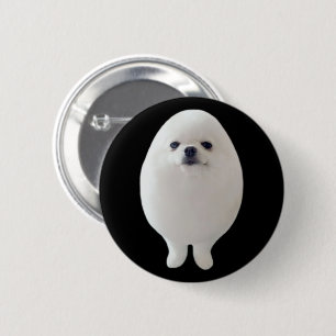 Badge Rond 5 Cm Épinglette Mème de Chien Œuf