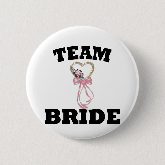 Badge Rond 5 Cm Épouse d'équipe (Devant)