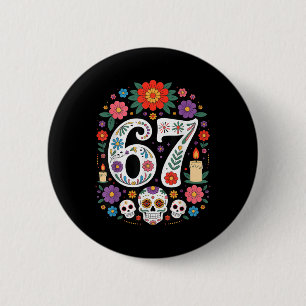 Badge Rond 5 Cm Épouvantable Six Sept Tendances 67 Génération Alph
