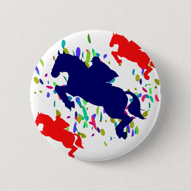 BADGE ROND 5 CM EQUESTRIAN (Devant)