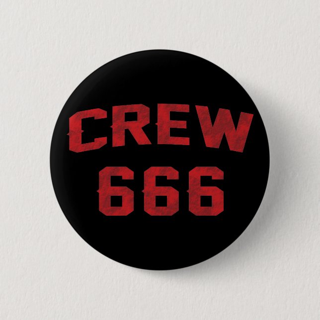 Badge Rond 5 Cm Équipage 666 (Devant)