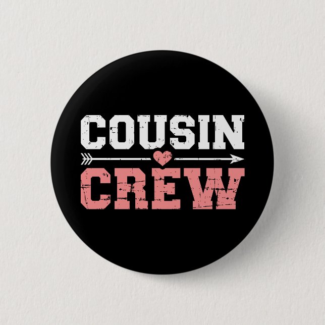 Badge Rond 5 Cm Équipage Cousin (Devant)