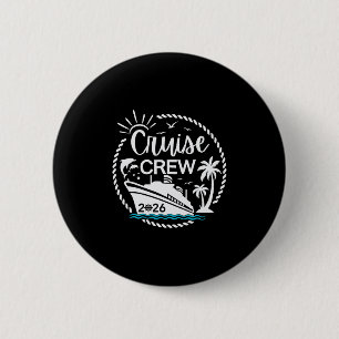 Badge Rond 5 Cm Équipage de croisière 2026 Groupe de croisières po