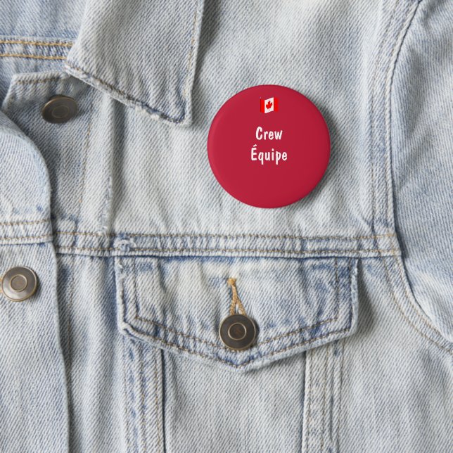 Badge Rond 5 Cm Équipe (En situation)