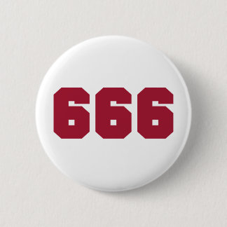 Badge Rond 5 Cm Équipe 666