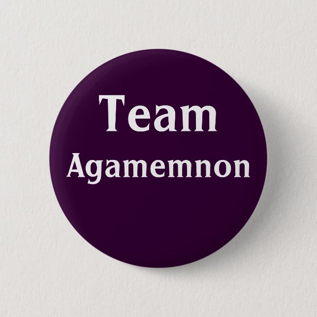 Badge Rond 5 Cm Équipe Agamemnon (Devant)
