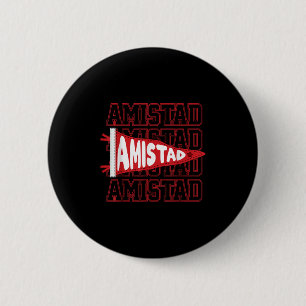 Badge Rond 5 Cm Équipe Amistad Rca Retro School Spirit