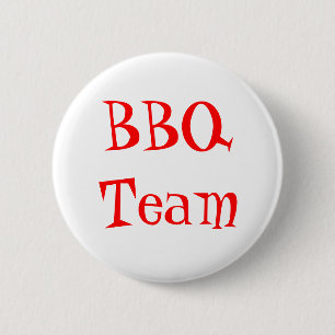 Badge Rond 5 Cm Équipe BBQ Épinglé