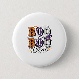 Badge Rond 5 Cm Équipe Boo infirmière conception de chemise vintag