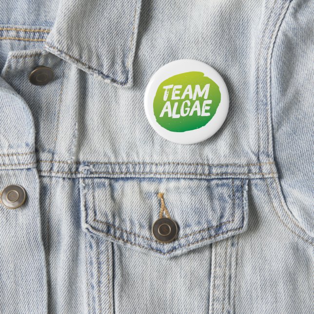 Badge Rond 5 Cm Équipe Bouton Algue (En situation)