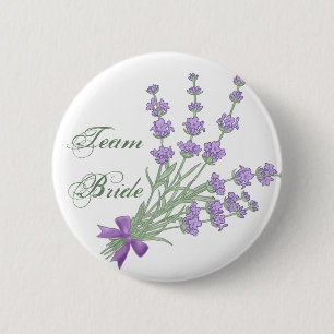 Badge Rond 5 Cm Équipe Bride.Lavande